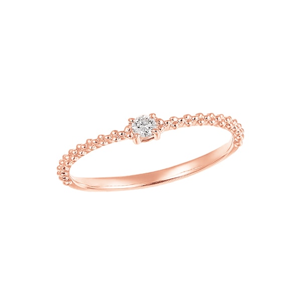 K10ピンクゴールドダイヤモンドリング(RFR382-001)|TSUTSUMI