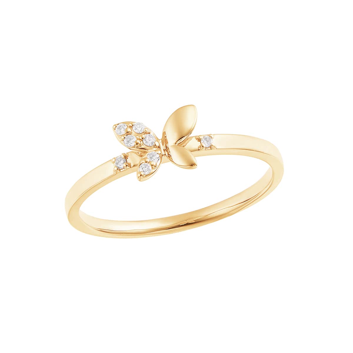 K10イエローゴールドダイヤモンドリング(RFR279-001)|TSUTSUMI