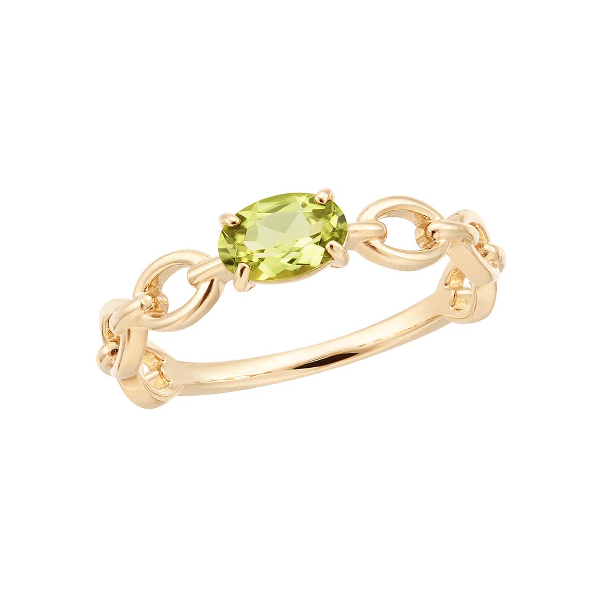 K10イエローゴールドペリドットリング(RFR447-002)|TSUTSUMI