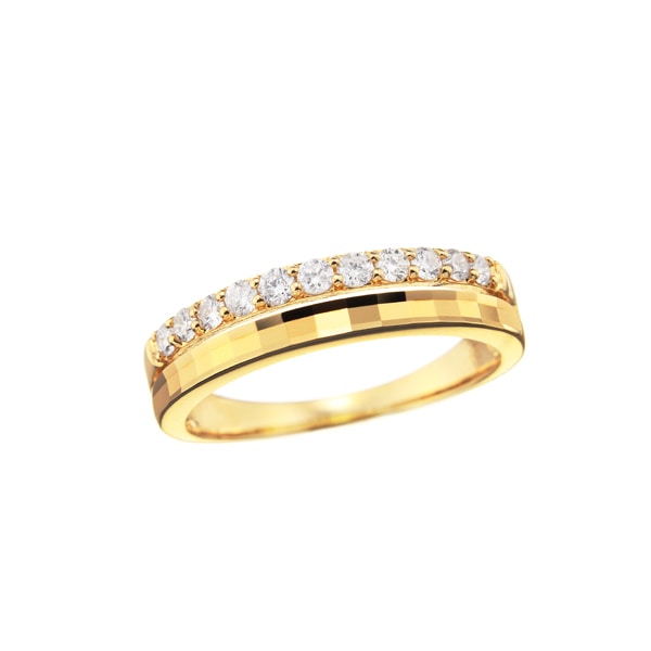 K18イエローゴールドダイヤモンドリング（ピンキーリング）(RFR958-001