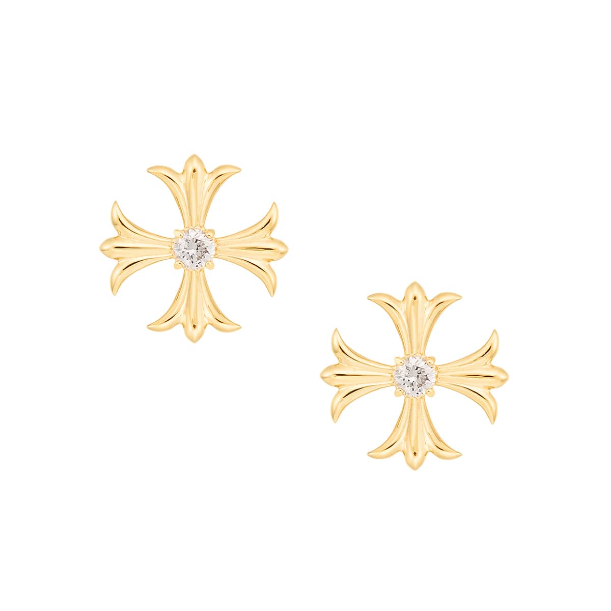 K18イエローゴールドダイヤモンドピアス(RPE383-002)|TSUTSUMI