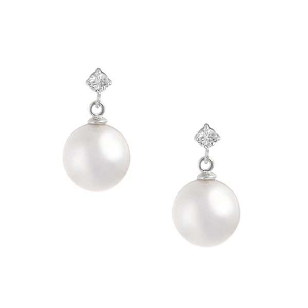 K18イエローゴールドアコヤ真珠ピアス（7mm）(RPE145-001)|TSUTSUMI