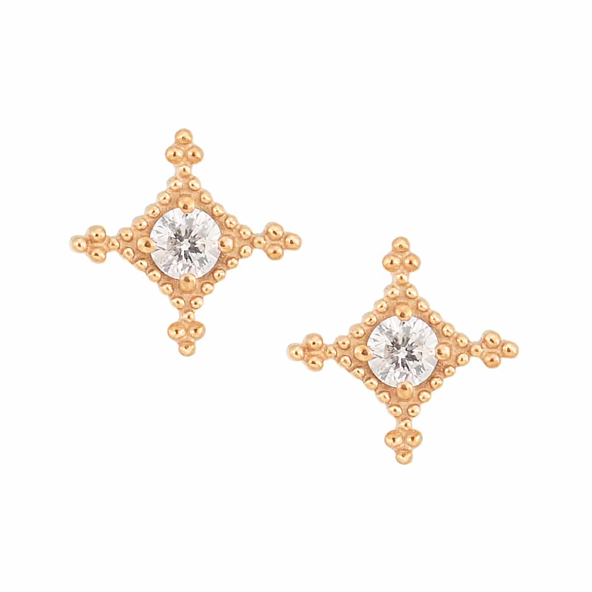 K10イエローゴールドダイヤモンドピアス(RPE364-003)|TSUTSUMI