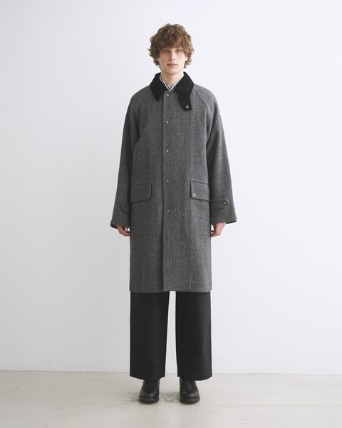 BARGATE バーゲート｜ブラウンヘリンボーン×グリーン｜ユニセックス