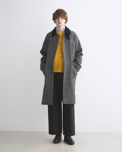 BARGATE バーゲート｜ブラウンヘリンボーン×グリーン｜ユニセックス