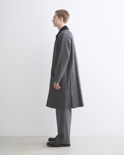 BARGATE バーゲート｜ヘリンボーン (ブラウン)｜メンズ｜コート