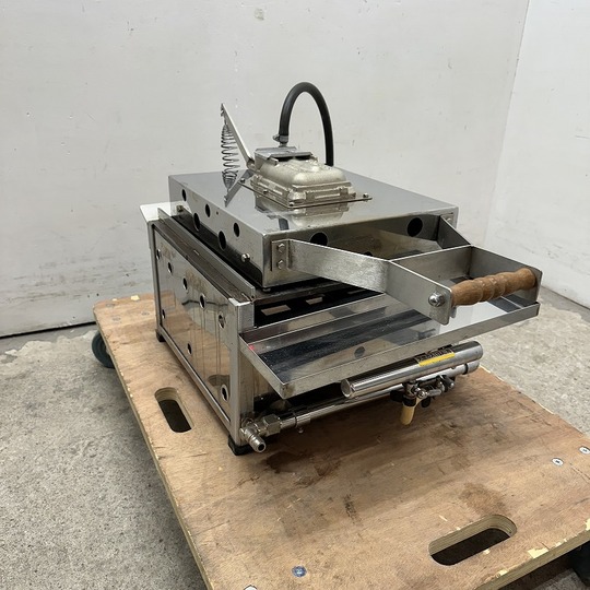 業務用イカ焼き機 プロパンガス プレス式 業務用 ガス いか焼機 卓上式