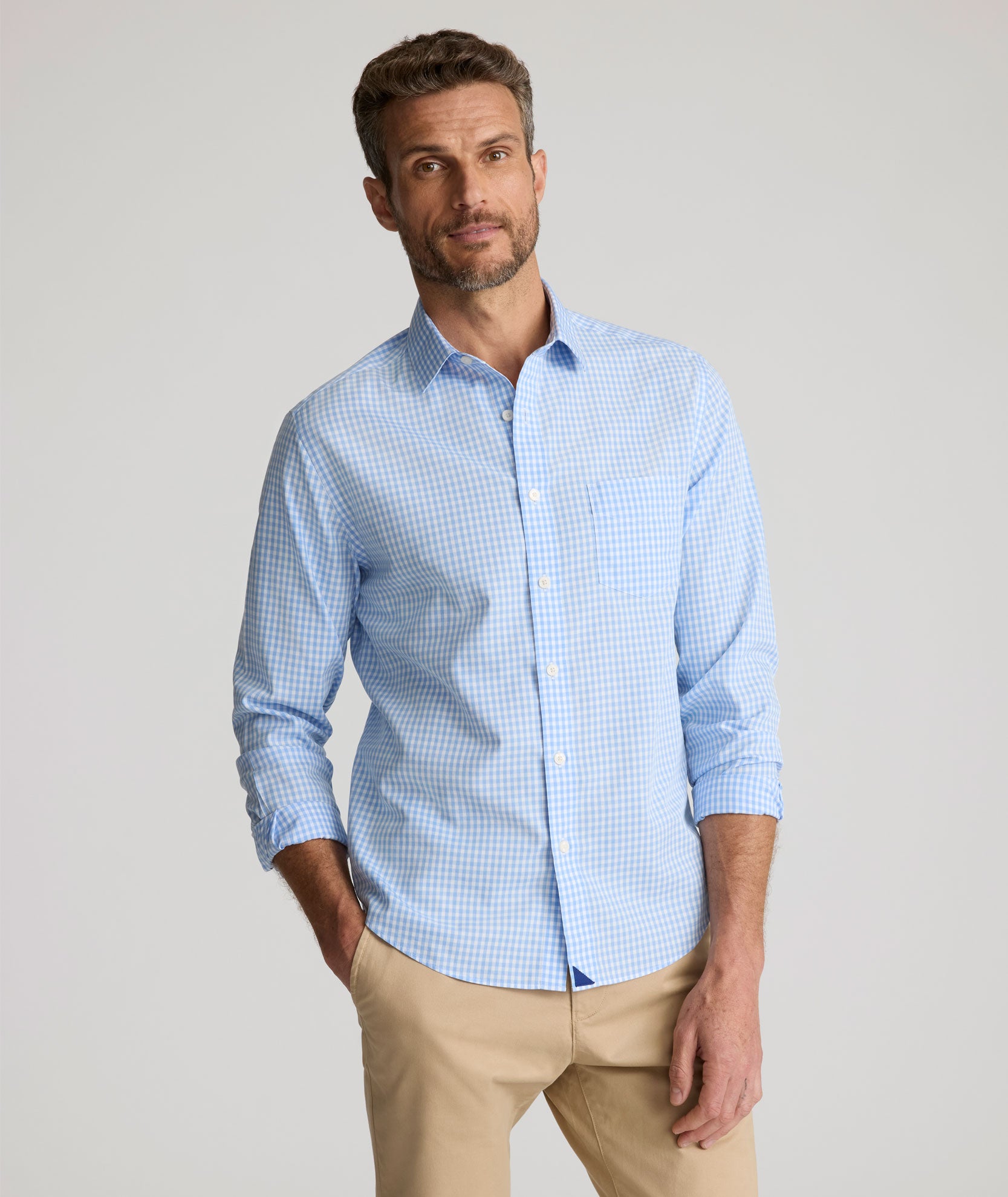 LAWRENCE-UNTUCKIT-41875Blu-