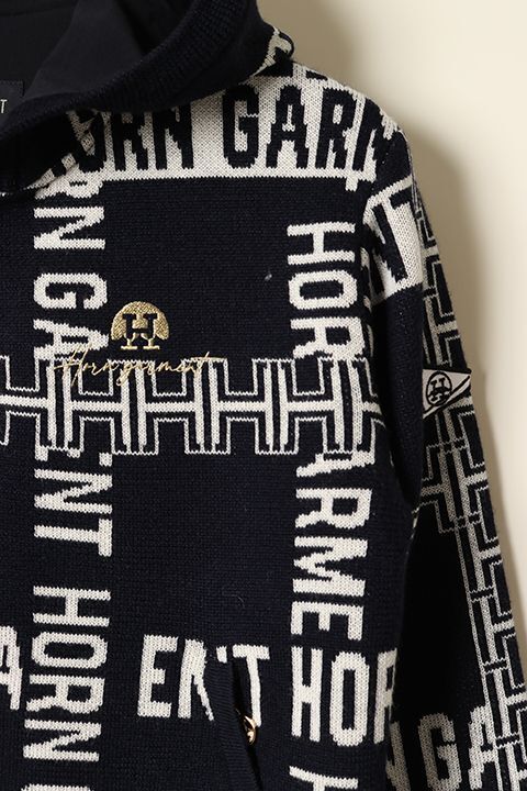 SOLD}HORN GARMENT ホーンガーメント ニットパーカー{-BBA} - underbar