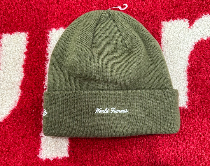 Supreme New Era Cross Box Logo Beanie Olive FW20 – UniqueHype