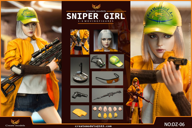 Createmodels】DZ-06 SniperGirl Lan スナイパーガール ラン 1/6
