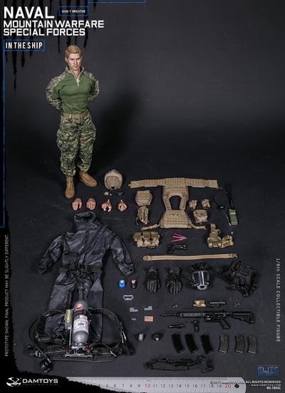 DAM】No.78051 ELITE SERIES 1/6 NAVAL MOUNTAIN WARFARE SPECIAL