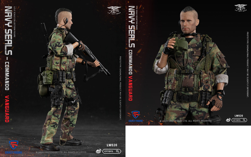 crazyfigure】LW020 1/12 NAVY SEALS Commando Vanguard ネイビー