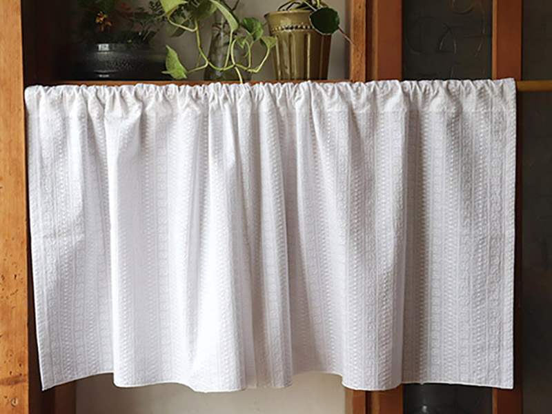 マラケシュ・カフェカーテン- リネンカーテン カフェカーテン 保育園お