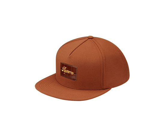 Supreme - Crocodile Script 5 Panel Hat - UG.SHAFT