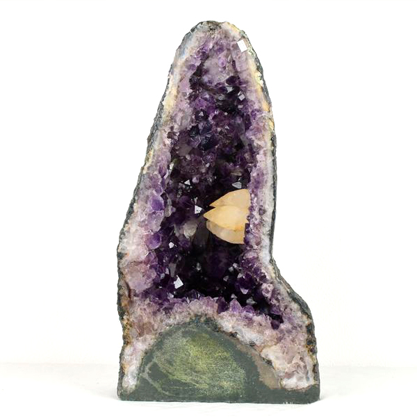 アメジストドーム 背面セメント加工無し｜原産地より直輸入｜紫水晶