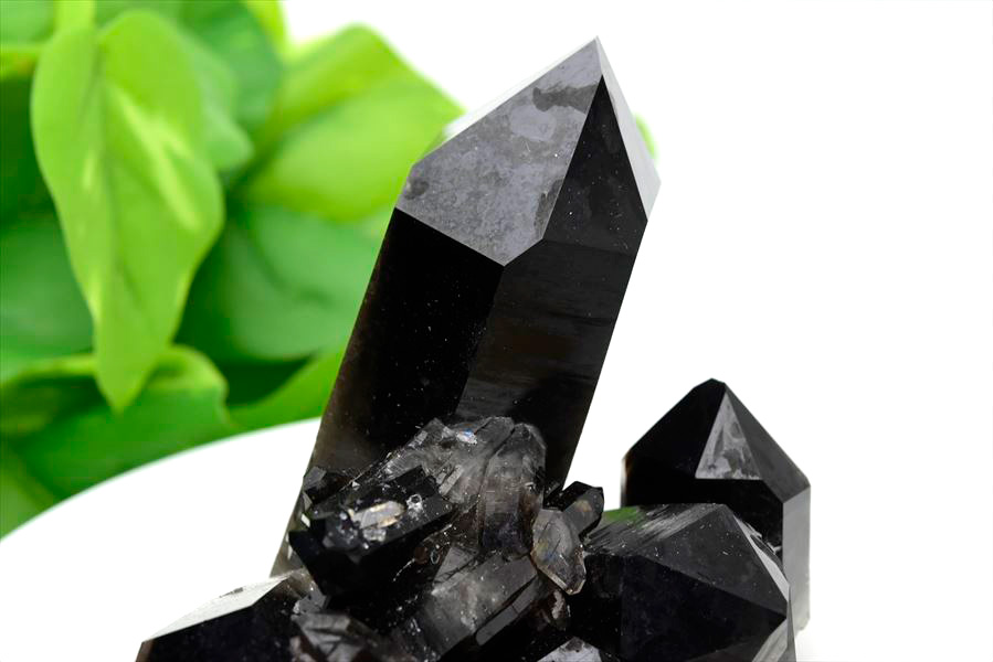 アーカンソー産 黒水晶（スモーキークォーツ）クラスター原石｜原産地