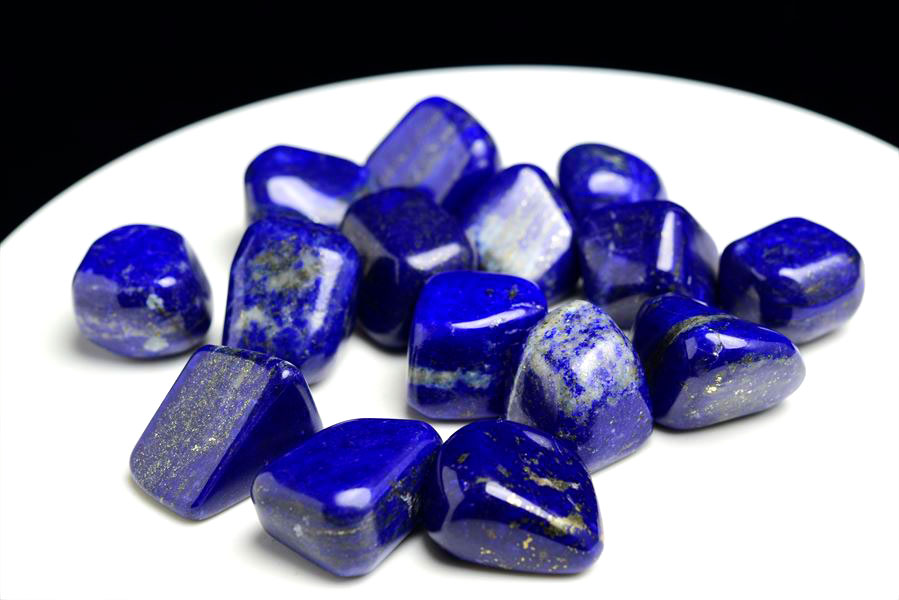 アフガニスタン産ラピスラズリ AAA タンブル（磨き石）｜アップ