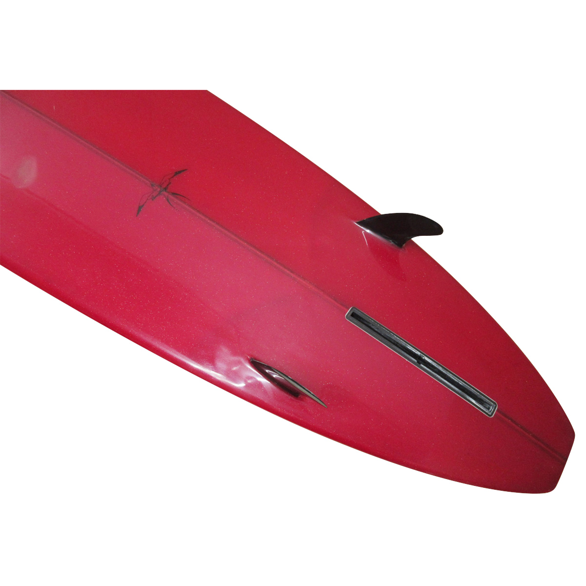 Donald Takayama 8-1/4インチ サーフボードフィン レッド Donald