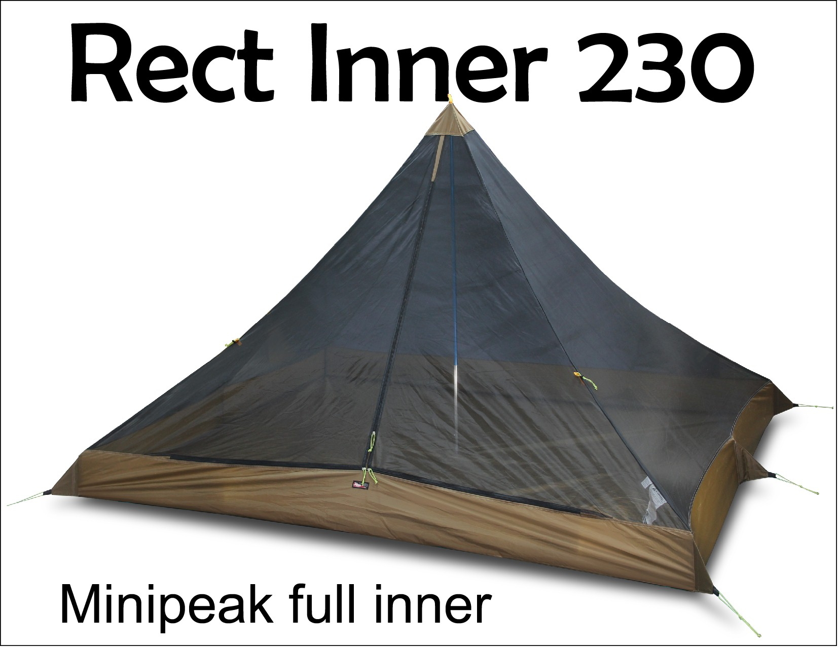 ワンポール テント(シェルター)、三角テント