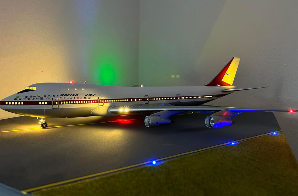 ボーイング747ジャンボ 1/100