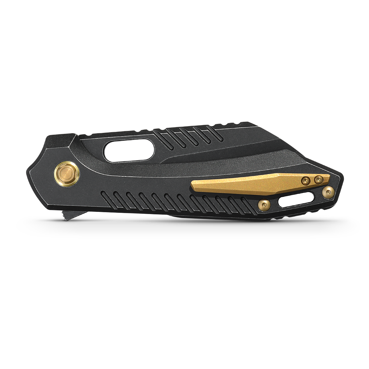 RSKAOS Button Lock | M390 Ti/CF Folding Knife Perfection