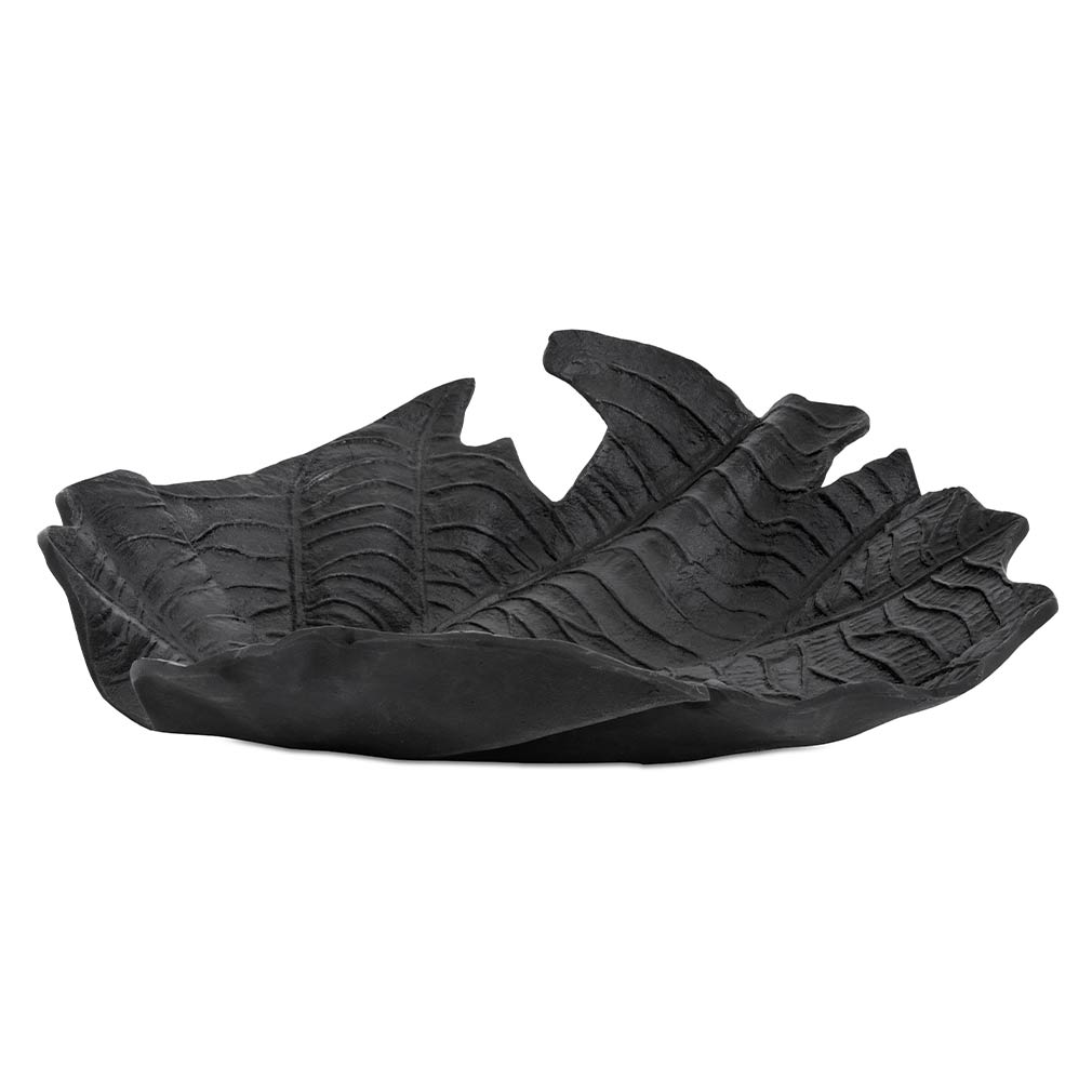 BoConcept Velvet Leaf Sculpture, Black | Vepsäläinen