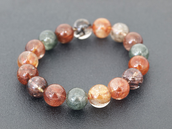 高品質 福禄寿（ミックスルチルクォーツ） ブレスレット | ハワイ