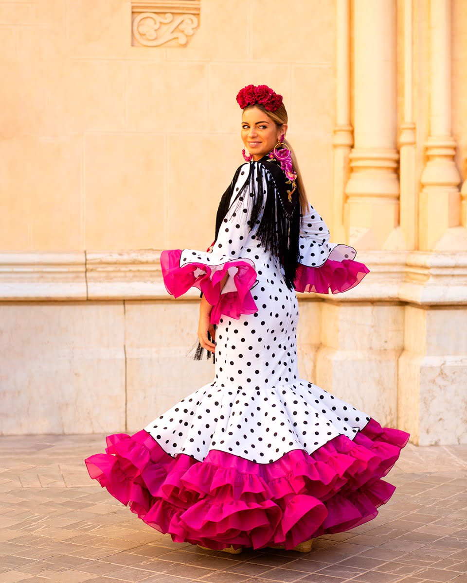 フラメンコのレッスンファルダ ストレッチスカートMーLサイズ 美品