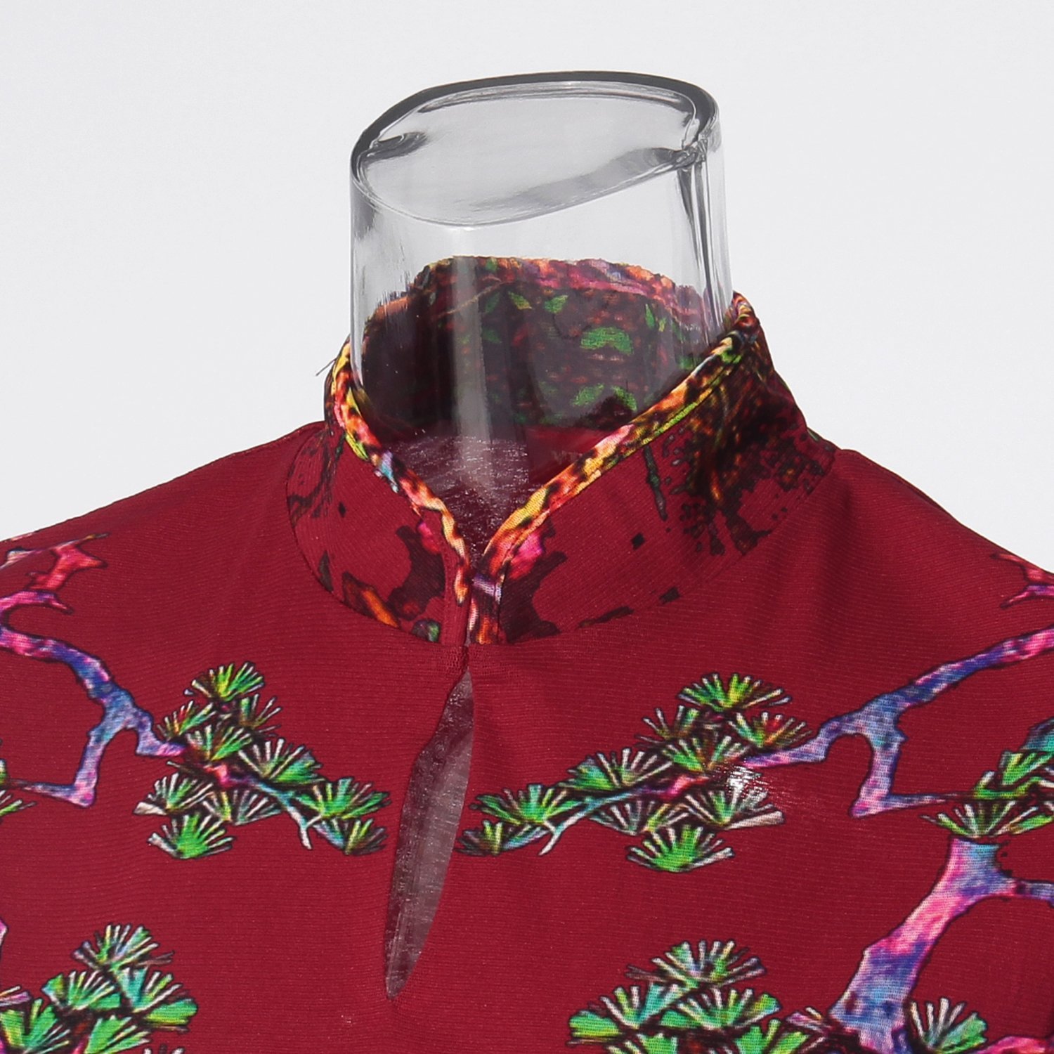 Bonsai pearl Inlaid print net ブラウス｜VIVIENNE TAM（ヴィヴィアン