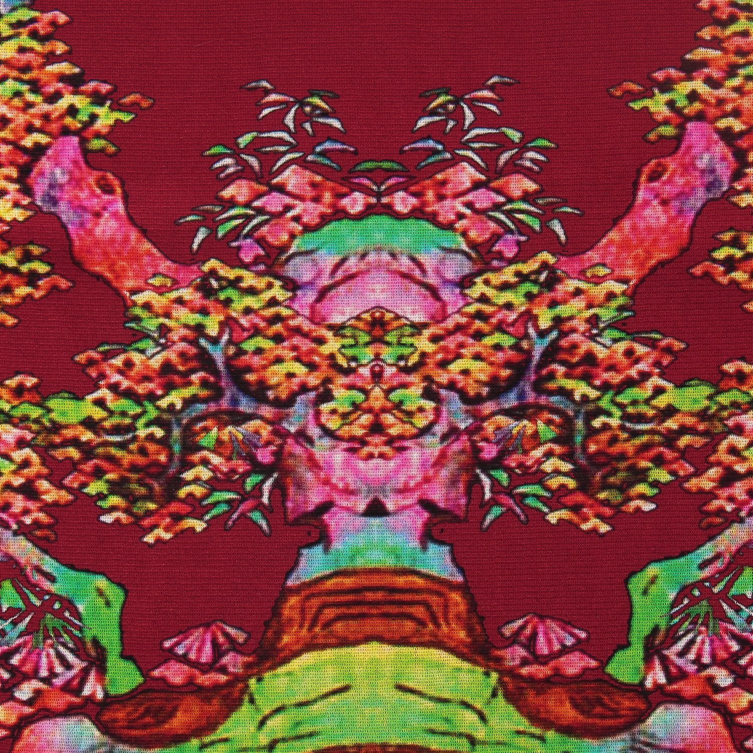 Bonsai pearl Inlaid print net ブラウス｜VIVIENNE TAM（ヴィヴィアン