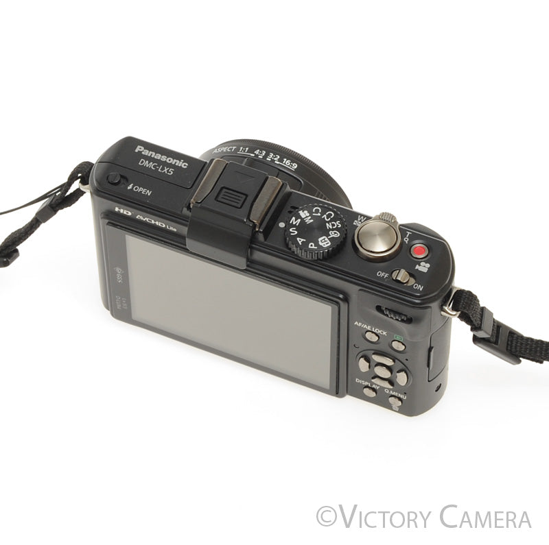 Panasonic Lumix DMC-LX5 10.1MP Digital Point & Shoot Camera [EXC]