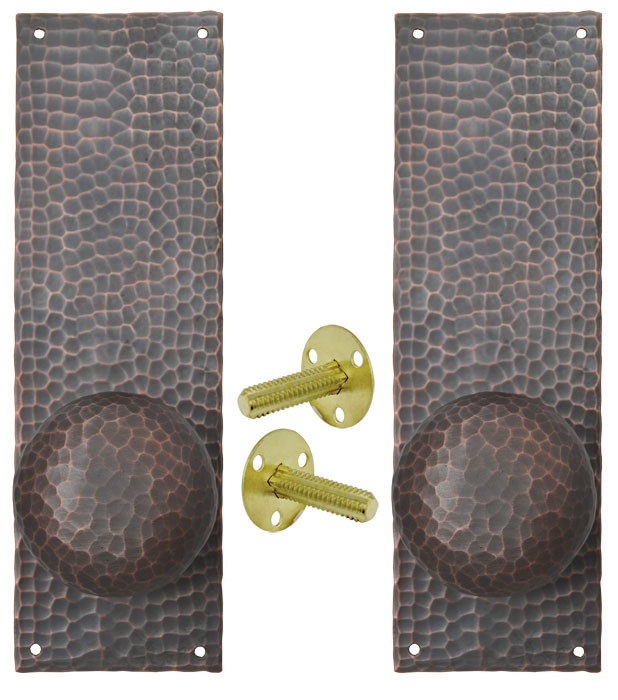 Vintage Hardware & Lighting - Arts & Crafts Hammered Copper Door