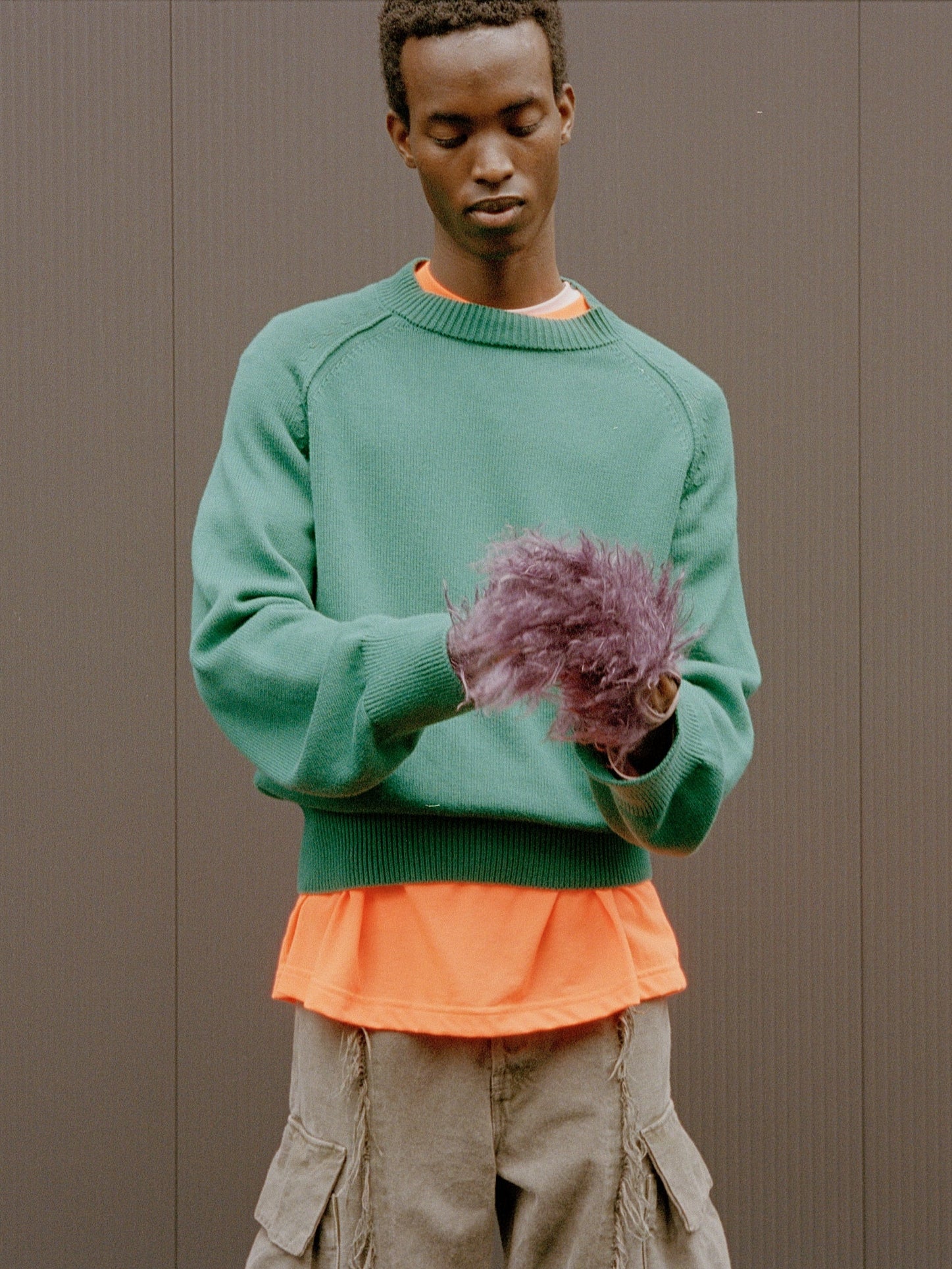 The “Piege” Cashmere Blend Sweater in Napier green – VUJA DÉ