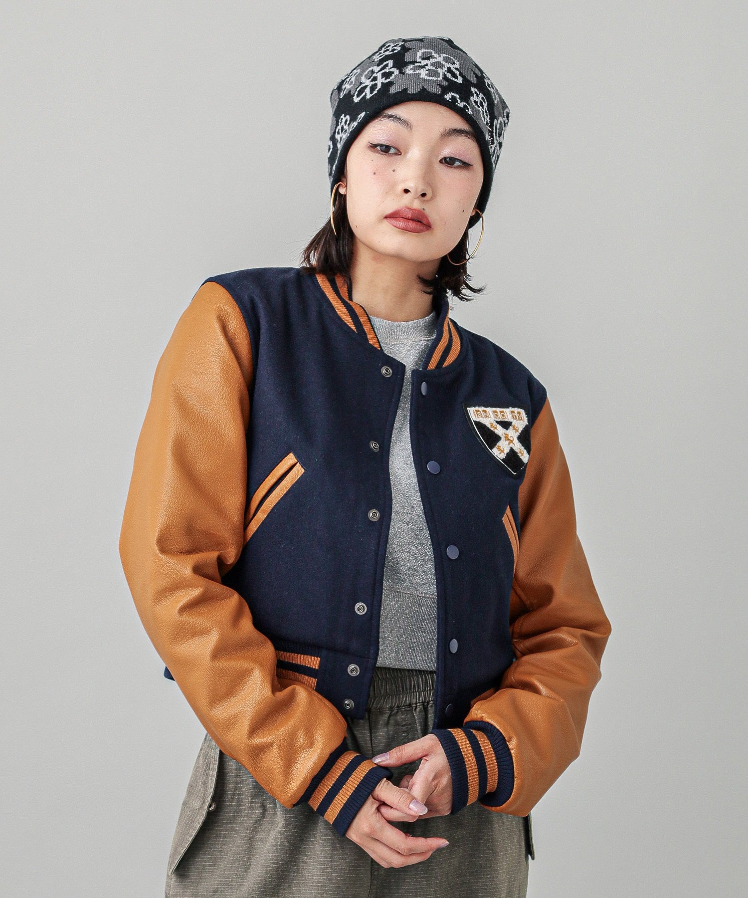 OVY Grampians Wool Stadium Jacket M サイズ OVY Grampins Wool