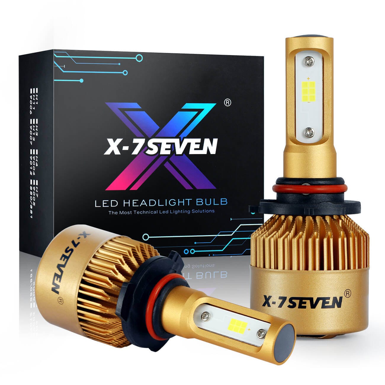 X-S3 70W 7000LM LED Headlights - X-7SEVEN USA