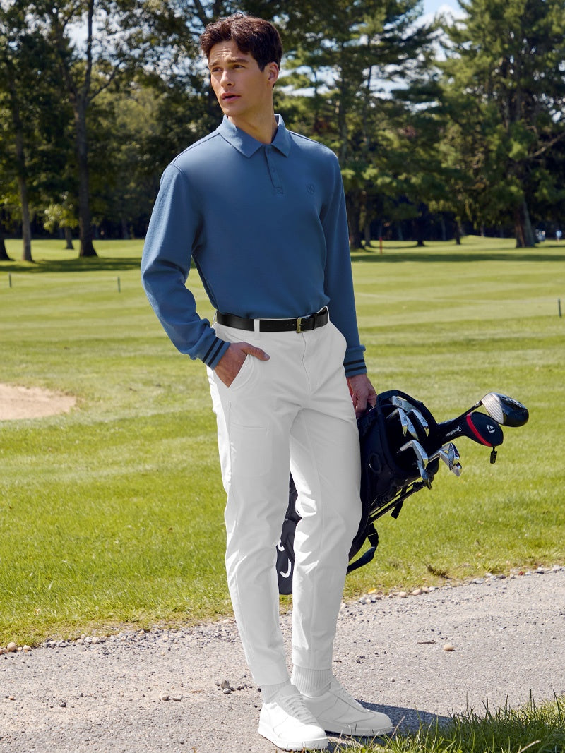 XEXYMENS XGMLT06J3 裏起毛 ピケ ポロシャツ 長袖