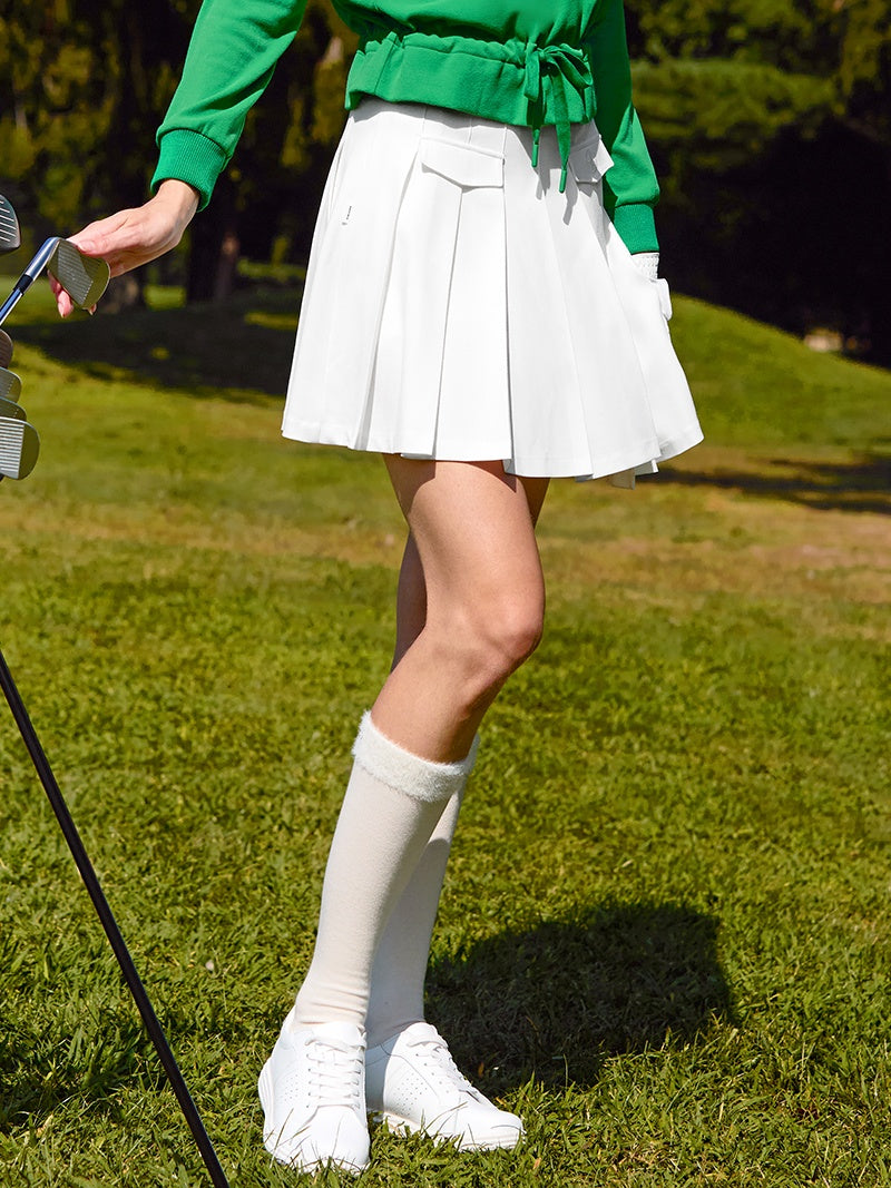 再再再値下げ美品 マークアンドロナ スカート36 定価40700円 ベージュ