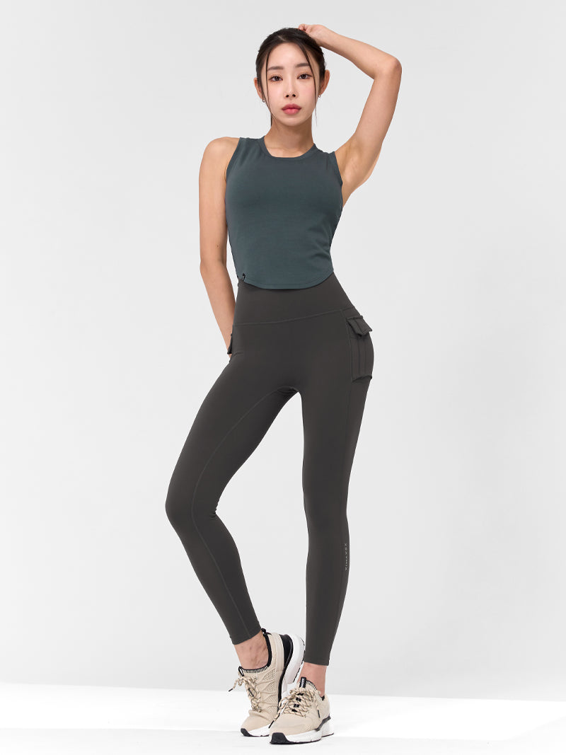 XWFLG01H3 BLACK LABEL シグネチャー360N カーゴ風 レギンス