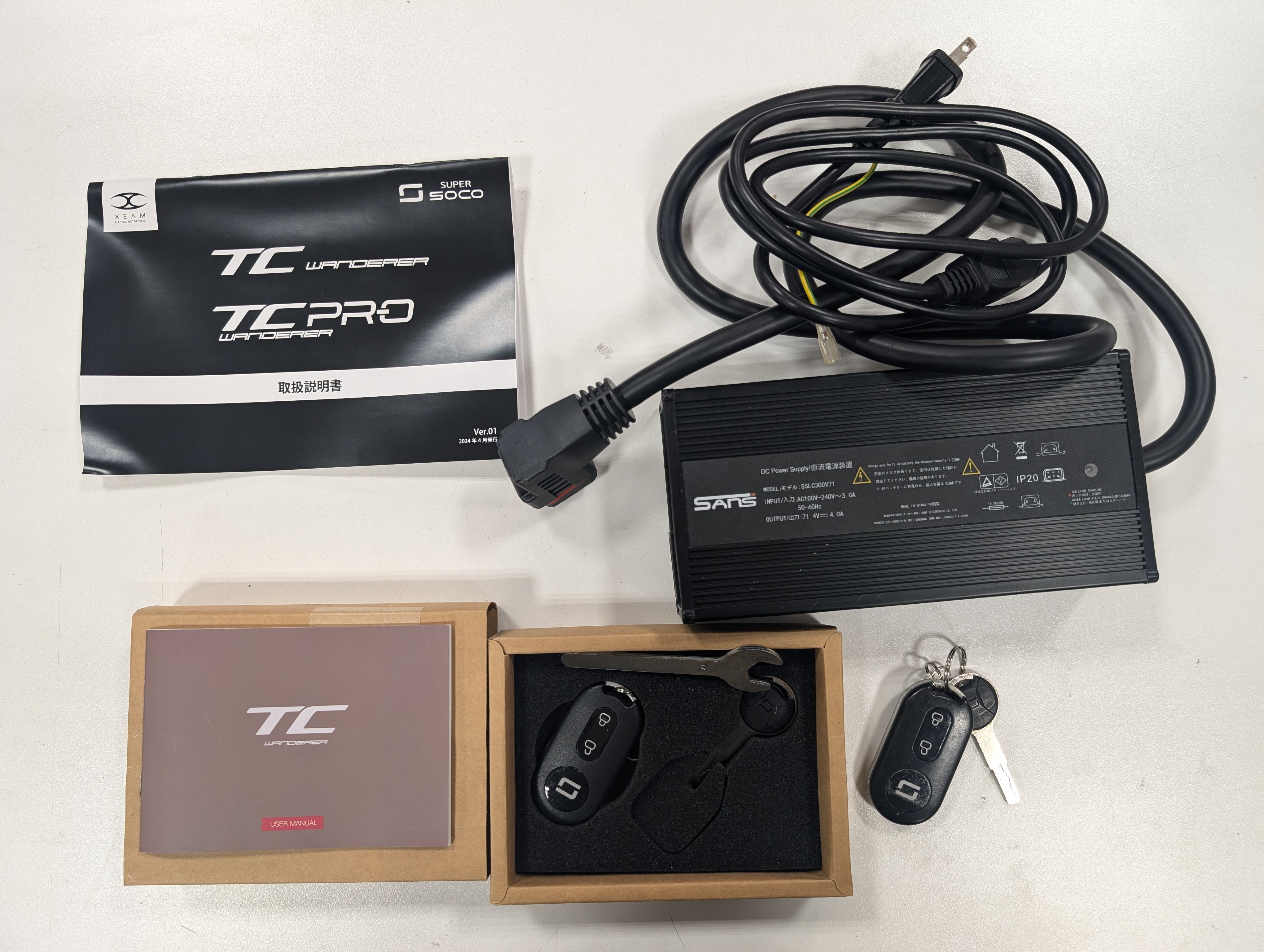 ご成約済み】認定中古車両 XEAM SUPER SOCO TC WANDERER 2バッテリー