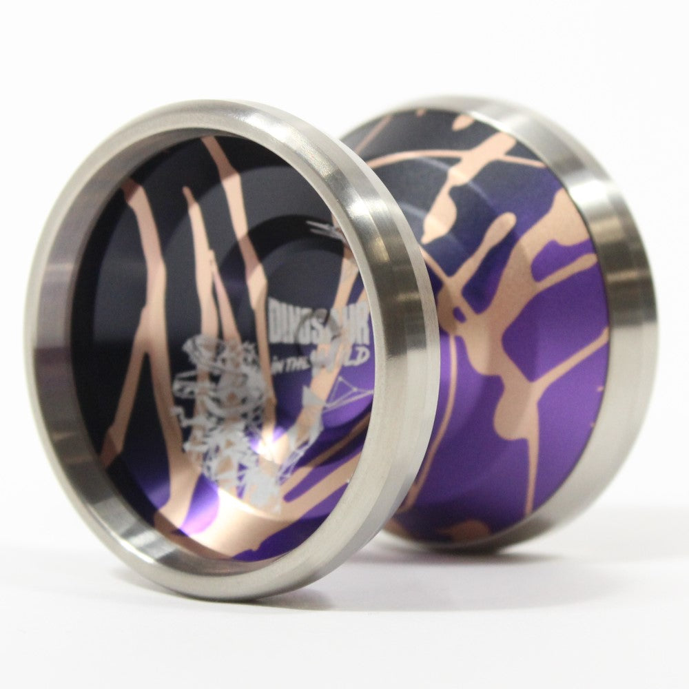 C3yoyodesign x W1LD Dinosaur in the Wild Yo-Yo - Bi-Metal - 6061