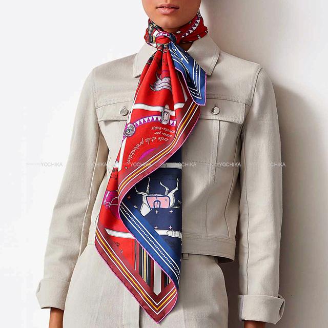 2020年秋冬 HERMES エルメス スカーフ カレ90 ダブルフェイス 