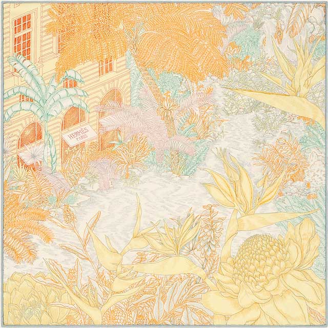 2023年 春夏 新作 HERMES エルメス スカーフ カレ45 ガヴロッシュ