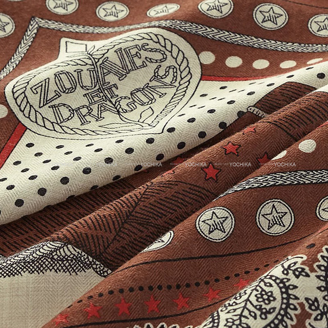 2023年秋冬 HERMES エルメス スカーフ カレ140 ズアヴとドラゴン