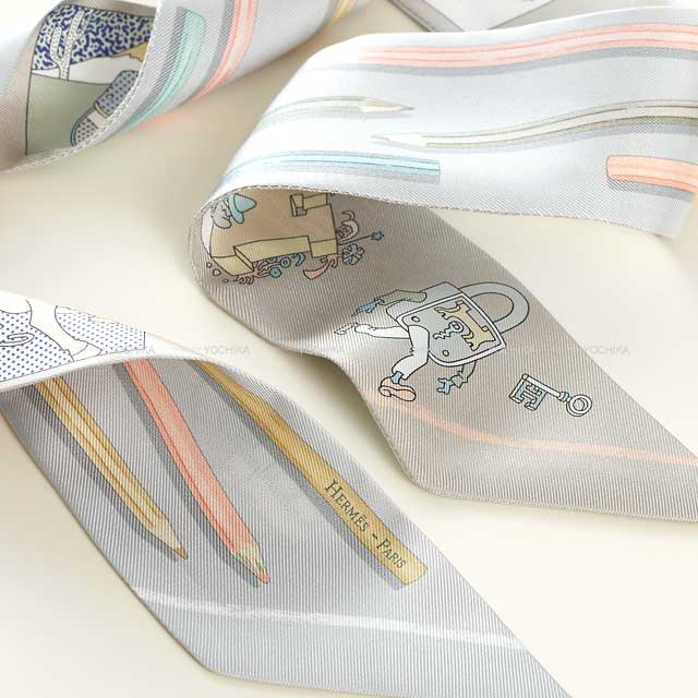 2025年 春夏 HERMES エルメス スカーフ ツイリー さあ色鉛筆を出して