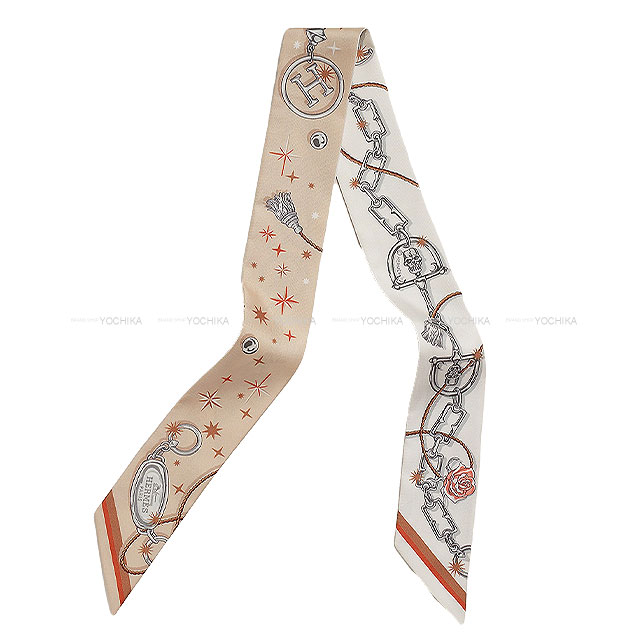 2025年秋冬 HERMES エルメス スカーフ ツイリー セラフェット ベージュ