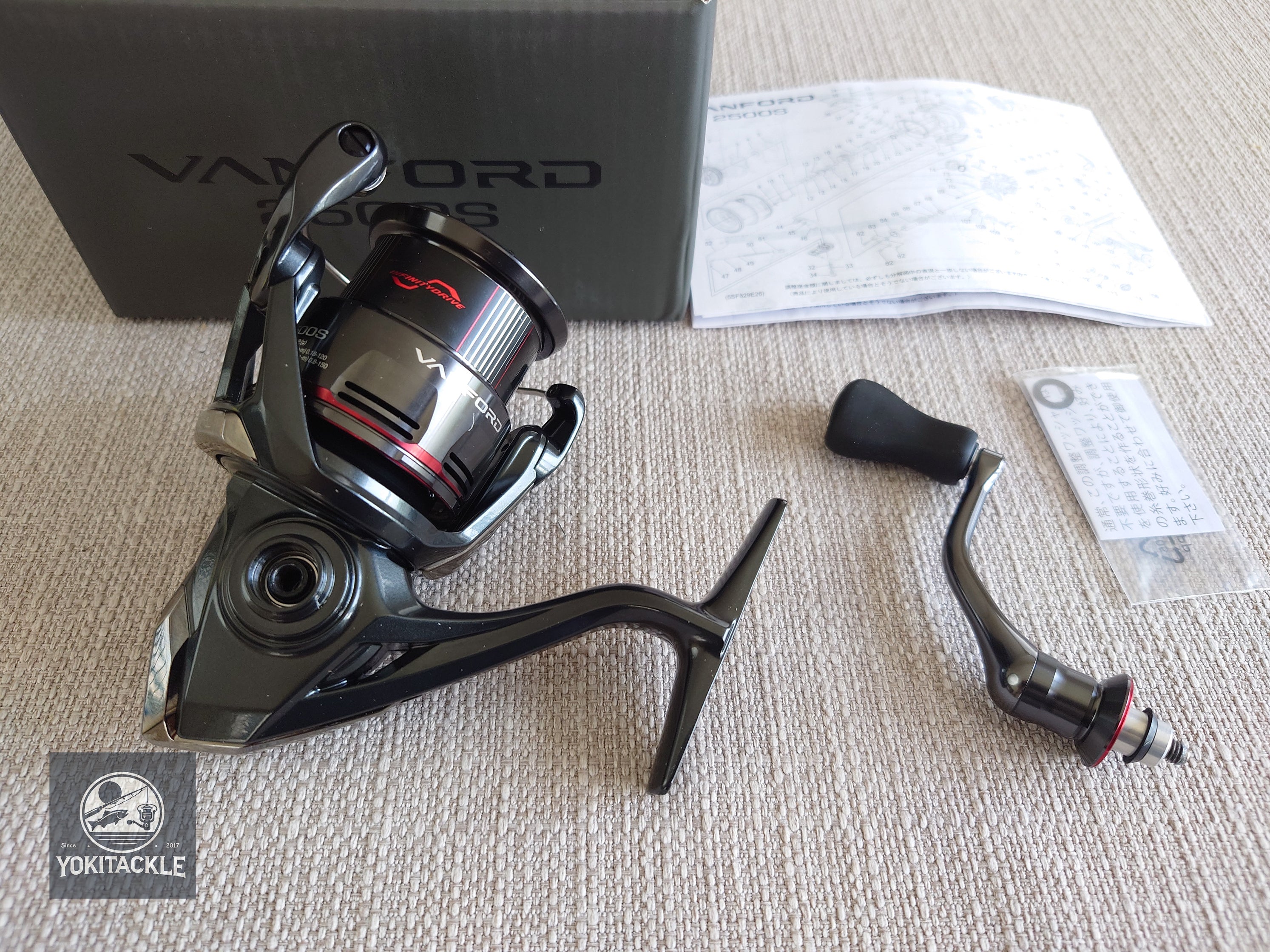 Brand New Shimano 24 VANFORD 2500S Spinning Reel – YOKI Tackle