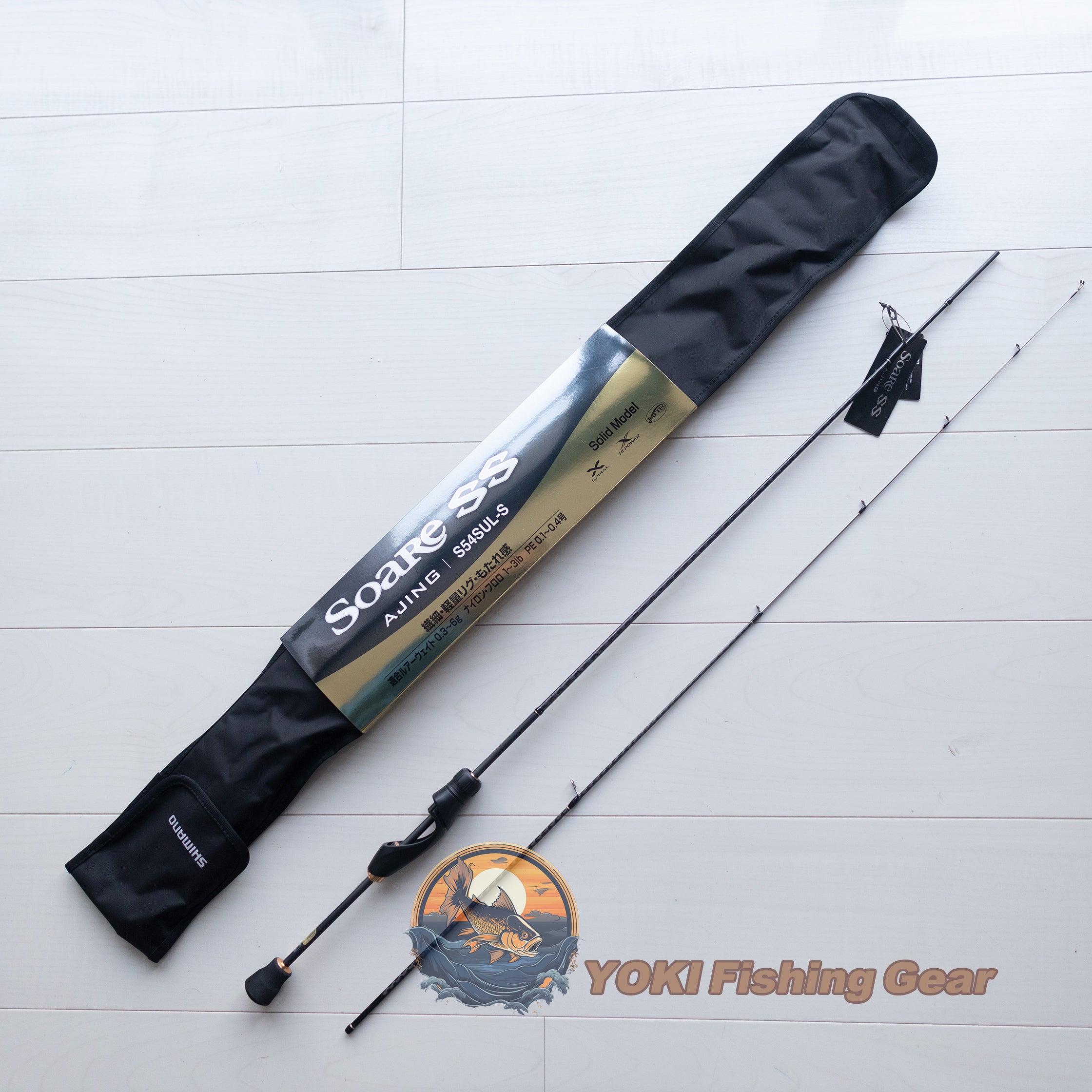 Brand New Shimano 22 SOARE SS AJING S54SUL-S Spinning rod – YOKI