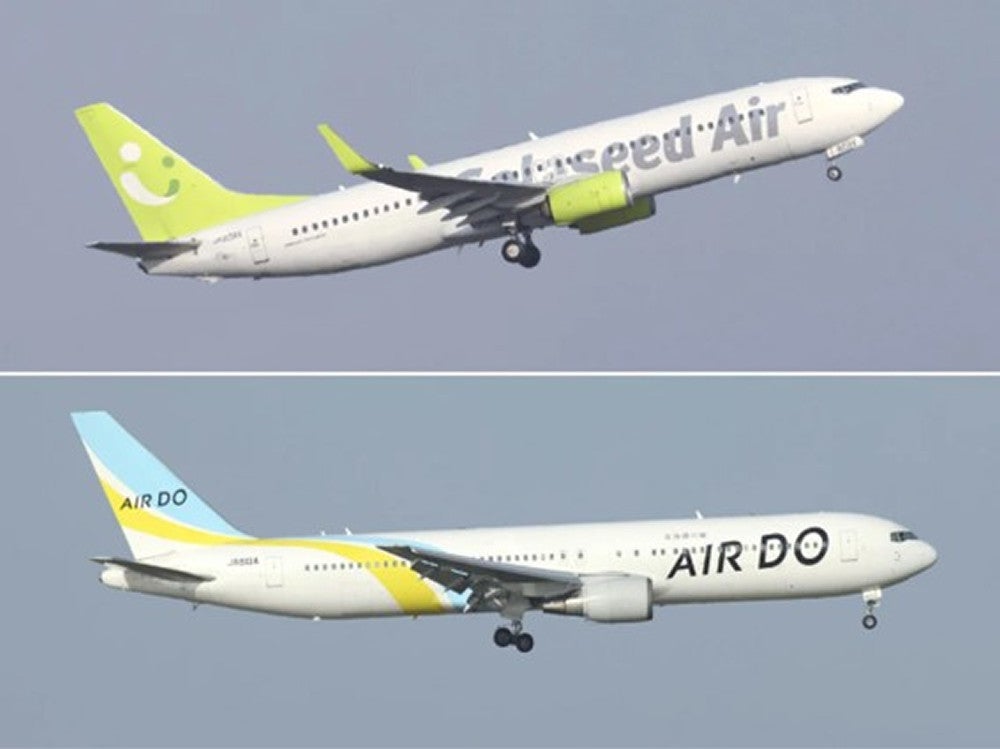 ソラシドエアとエア・ドゥ、機体の整備機能を共同持ち株会社に集約