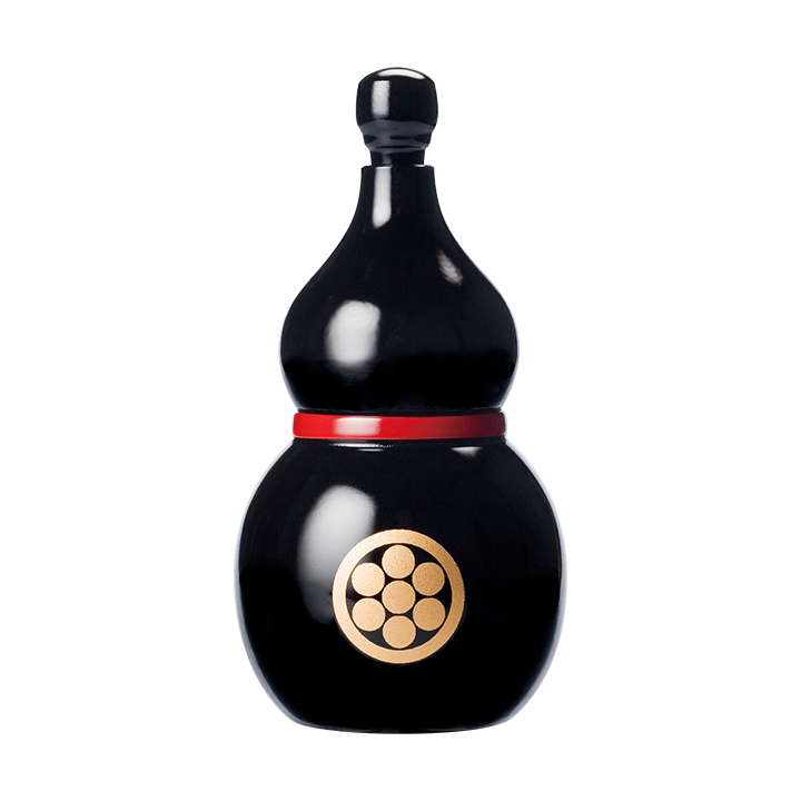 YW-7◎塗ひょうたん・黒（容器） | 八幡屋礒五郎オンライン